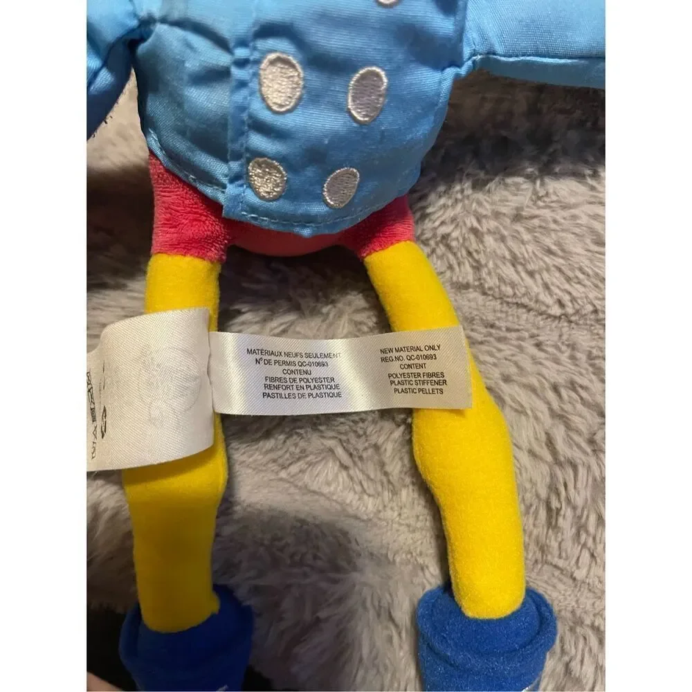 Disney Store Toy's Multicolor Junior T.O.T.S Freddy Flamingo Bird Plush Stuffed